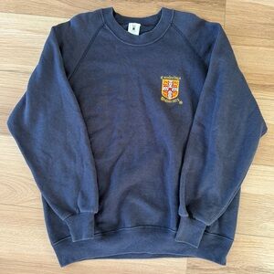 Vintage Cambridge University Navy Crewneck Sweatshirt